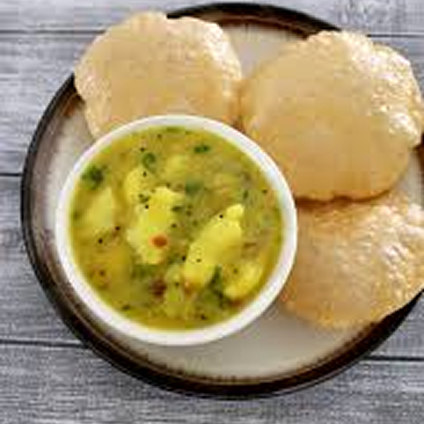 Poori with Potato Masala